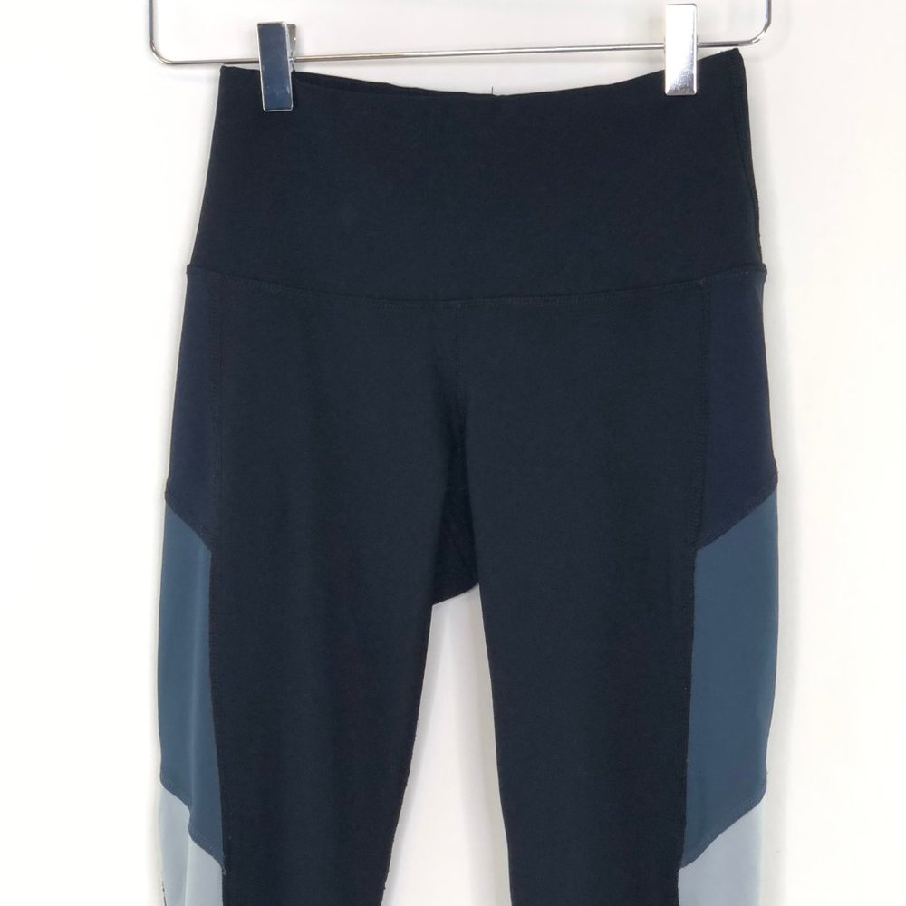 90 DEGREE by REFLEX Yoga Athletic Capri #ZC2 - Picture 3 of 5